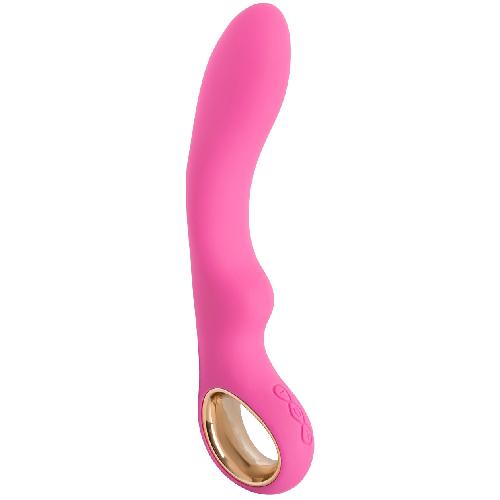 Vibromasseurs Vibromasseur Rechargeable en Silicone Rose Petit