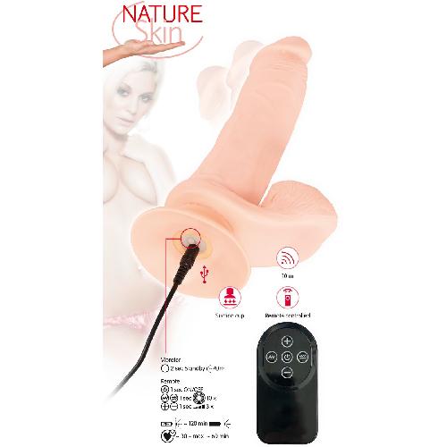 Godes Vibromasseur Rechargeable Flexible Toucher Peau - 20.5 cm