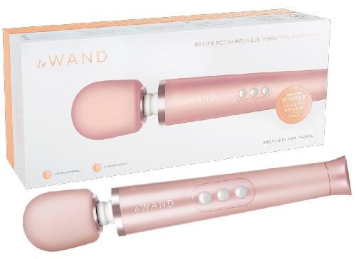 Stimulateurs externes Vibromasseur Rechargeable le Wand Petite Rose