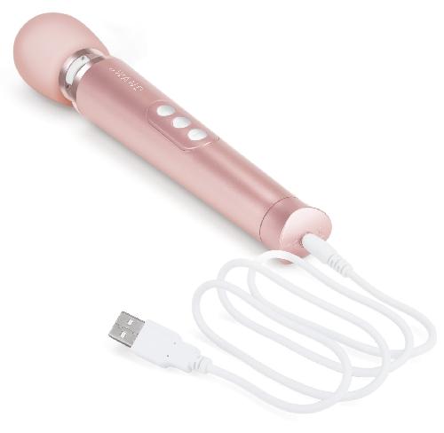 Stimulateurs externes Vibromasseur Rechargeable le Wand Petite Rose