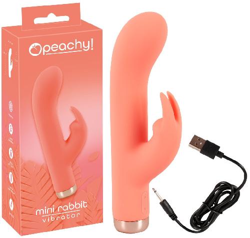 Vibromasseurs Vibromasseur Rechargeable Peachy Mini Rabbit