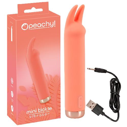 Vibromasseurs Vibromasseur Rechargeable Peachy Mini Tickle