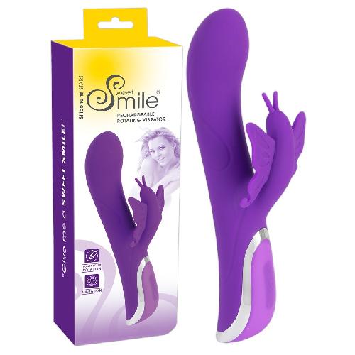 Vibromasseurs Vibromasseur Rechargeable Rabbit Rotatif Smile