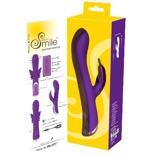 Vibromasseurs Vibromasseur Rechargeable Rabbit Rotatif Smile