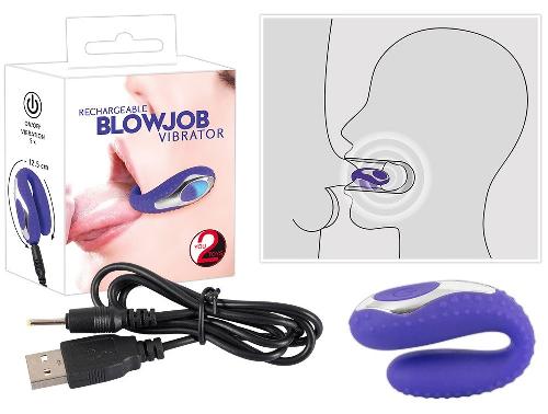 Vibromasseurs Vibromasseur Rechargeable Special Fellation 12.5 cm - Violet