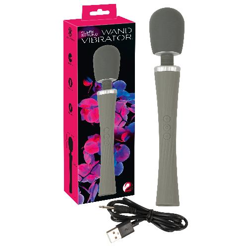 Stimulateurs externes Vibromasseur Rechargeable Super Strong Wand