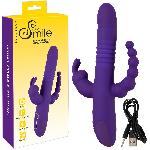 Vibromasseur Rechargeable Triple Va-et-Vient Smile