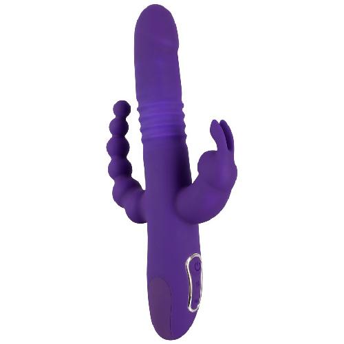 Vibromasseurs Vibromasseur Rechargeable Triple Va-et-Vient Smile