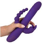 Vibromasseurs Vibromasseur Rechargeable Triple Va-et-Vient Smile