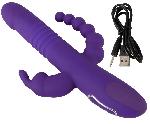 Vibromasseurs Vibromasseur Rechargeable Triple Va-et-Vient Smile