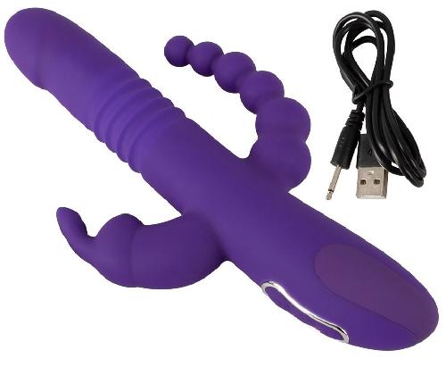 Vibromasseurs Vibromasseur Rechargeable Triple Va-et-Vient Smile