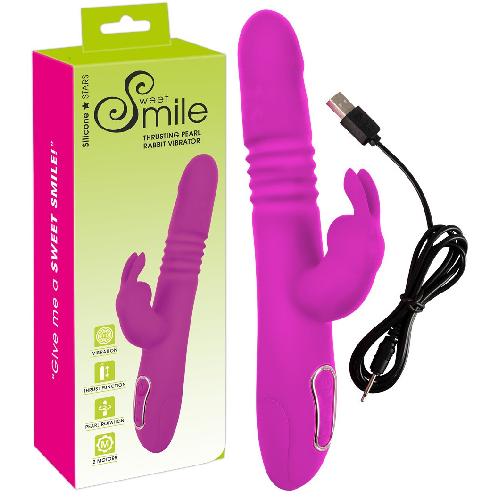 Vibromasseurs Vibromasseur Rechargeable Va-et-Vient Sweet Smile