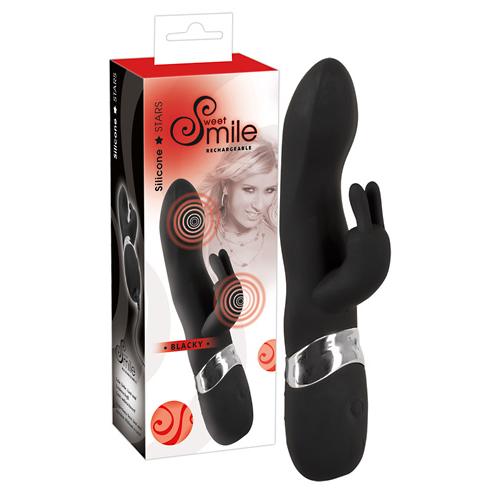 Vibromasseurs Vibromasseur smile blacky - Noir - 21cm