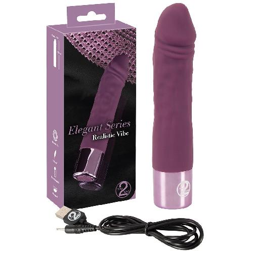 Vibromasseurs Vibromasseur USB Semi-Realiste Elegant Series