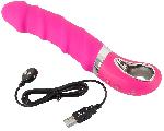 Vibromasseurs Vibromasseur USB Smile Chauffant Rose