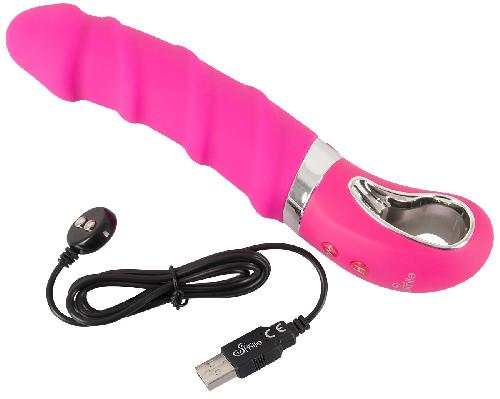 Vibromasseurs Vibromasseur USB Smile Chauffant Rose