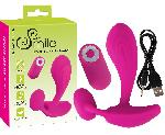 Vibromasseurs Vibromasseur USB Telecommande Triple Stimulation Smile