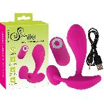 Vibromasseur USB Telecommande Triple Stimulation Smile