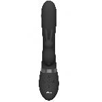 Vibromasseurs Vibromasseur USB Triple Fonction Gonflant Taka Noir