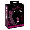 Vibromasseurs Javida Vibromasseur a pointe hochant la tete avec stimulation du clitoris pliable