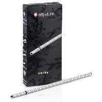 Vibromasseurs Slim Finn Dilatateur uretral compatible avec l'electrostimulation - Argent - Taille 15cm - Mystim