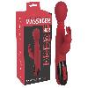 Vibromasseurs Vibromasseur Chauffant Va et Vient 26.5cm D4cm rouge