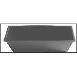 Vide poche 1DIN compatible avec emplacement autoradio - 188x59x68mm