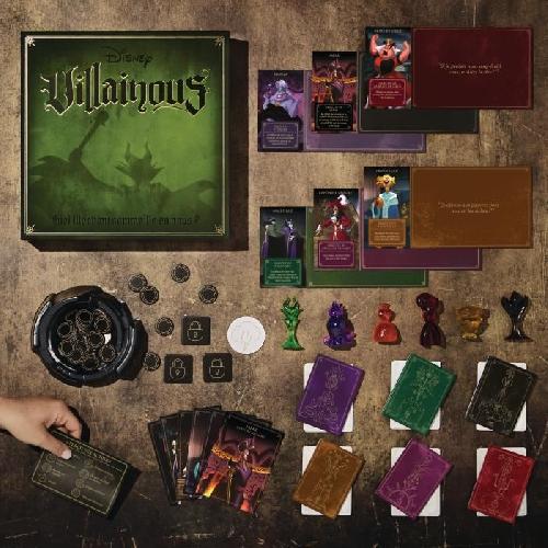 Jeu De Societe - Jeu De Plateau Villainous Disney Jeu de stratégie famille. immersif et diabolique. 2 a 6 joueurs. Des 10 ans. Ravensburger