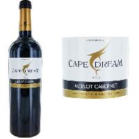 Vin Cape Dream 2021 Merlot Cabernet - Vin rouge d'Afrique du Sud