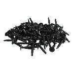 Outils Voiture Vis autotarodeuse 100 pieces noir 4mm