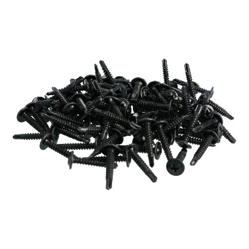 Outils Voiture Vis autotarodeuse 100 pieces noir 4mm