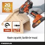 Perceuse Visseuse a choc sans fil 20V 180Nm - DUAL POWER POWDP20100 - Livree sans batterie ni chargeur