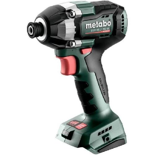 Visseuse - Devisseuse Visseuse a choc sans fil - METABO - SSD 18 LT 200 BL - 18 V - 200 Nm - Professionnelle