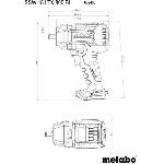 Visseuse - Devisseuse Visseuse a chocs sans fil - METABO - SSW 18 LTX 800 BL - 18 V - 800 Nm