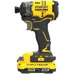 Visseuse - Devisseuse Visseuse a impacts - STANLEY FATMAX V20 - SFMCF810D2K-QW - 170 Nm Brushless - Lithium 18V - 2 Batteries 2Ah