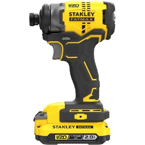 Visseuse - Devisseuse Visseuse a impacts - STANLEY FATMAX V20 - SFMCF810D2K-QW - 170 Nm Brushless - Lithium 18V - 2 Batteries 2Ah