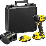 Visseuse - Devisseuse Visseuse a impacts - STANLEY FATMAX V20 - SFMCF820D2K-QW - 190 Nm Brushless - Lithium 18V - 2 Batteries 2Ah