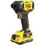 Visseuse - Devisseuse Visseuse a impacts - STANLEY FATMAX V20 - SFMCF820D2K-QW - 190 Nm Brushless - Lithium 18V - 2 Batteries 2Ah