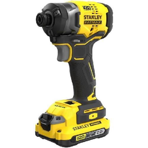 Visseuse - Devisseuse Visseuse a impacts - STANLEY FATMAX V20 - SFMCF820D2K-QW - 190 Nm Brushless - Lithium 18V - 2 Batteries 2Ah