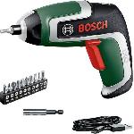 Visseuse sans fil Bosch IXO 7 avec 10 embouts et boite de rangement