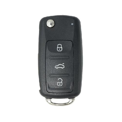 Boitier - Coque De Cle - Telecommande Vk007 - Coque Compatible Volkswagen 3 Boutons