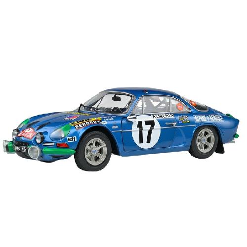 Vehicule Miniature Assemble - Engin Terrestre Miniature Assemble Voiture 1-18 Alpine A110 1600s Blue