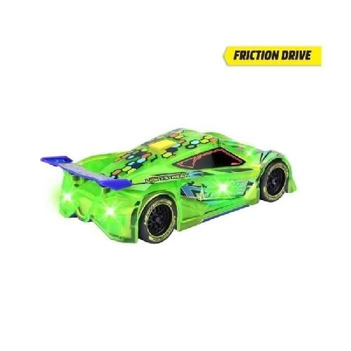 Vehicule Miniature Assemble - Engin Terrestre Miniature Assemble Voiture Dickie - Light Streak Speed Tronic 20cm - Fonctions Sonores et Lumineuses - Pour Enfant des 3 Ans