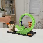 Vehicule Pour Circuit Miniature Voiture - Hot Wheels - Looping Attaque de l'Alligator - 1 voiture incluse - Multicolore - 3 ans