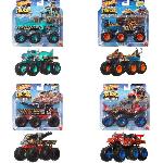 Voiture - Hot Wheels - Monster Trucks - Assortiment 1/64 - Multicolore - 6 roues