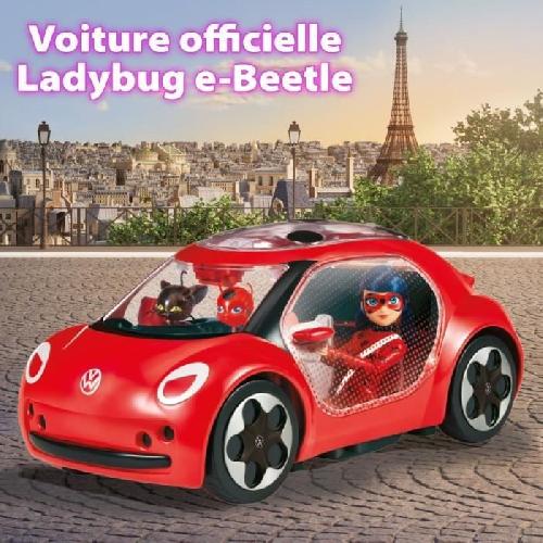 Landau - Poussette Voiture Miraculous Ladybug - Volkswagen e-Beetle de Ladybug - Bandai