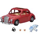 Figurine Miniature - Personnage Miniature Voiture rouge cabriolet 5 places - SYLVANIAN FAMILIES - pour poupées de 3 ans et plus