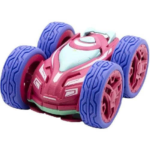 Vehicule Radiocommande Voiture Telecommandee - EXOST - 360 Mini Flip Amazone 1-34 - 8 km-h - 10 cm - rose - des 5 ans