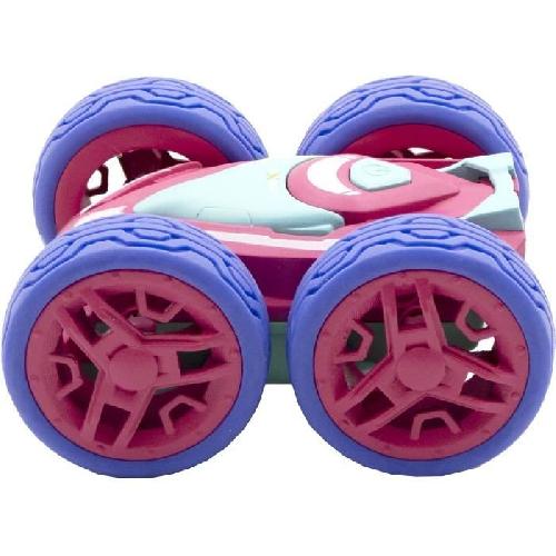 Vehicule Radiocommande Voiture Telecommandee - EXOST - 360 Mini Flip Amazone 1-34 - 8 km-h - 10 cm - rose - des 5 ans