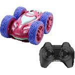 Vehicule Radiocommande Voiture Telecommandee - EXOST - 360 Mini Flip Amazone 1-34 - 8 km-h - 10 cm - rose - des 5 ans